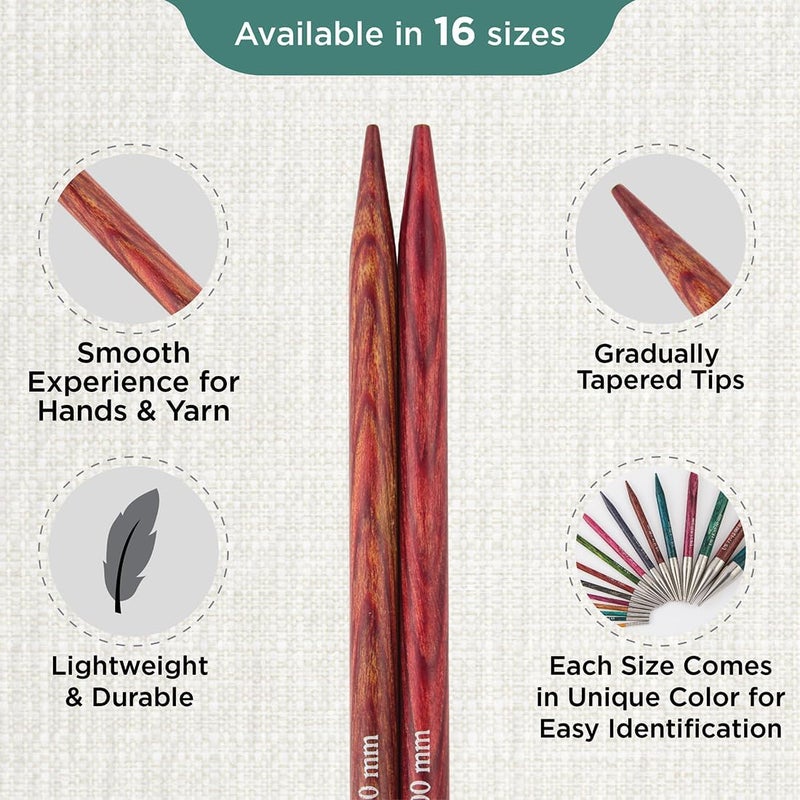 Knit Pro Dreamz Interchangeable Circular Needles 5" (13cm) | US Size 8 (5mm) - Image 2